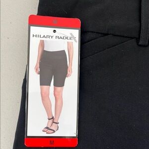 Hilary Radley Black Bermuda Shorts Classic Design